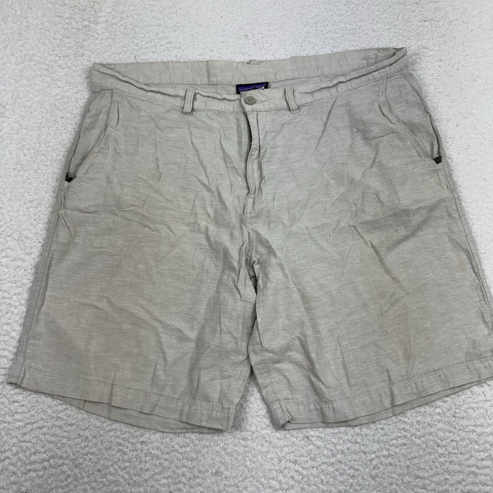 Patagonia Shorts Mens 38 Back Step Hemp Organic Cotton Blend Chino 10"
